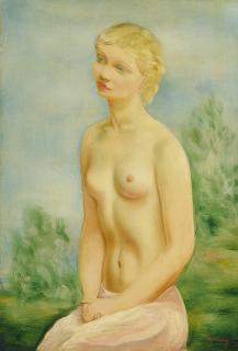 Moïse Kisling - Nu Assis