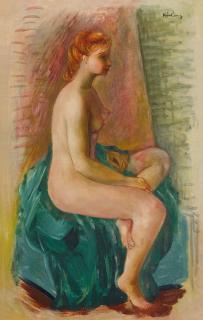 Moïse Kisling - Nu Assise