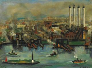 Moïse Kisling - Paysage De New York