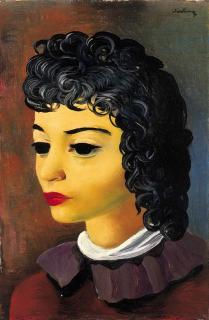 Moïse Kisling - Petite tête brune