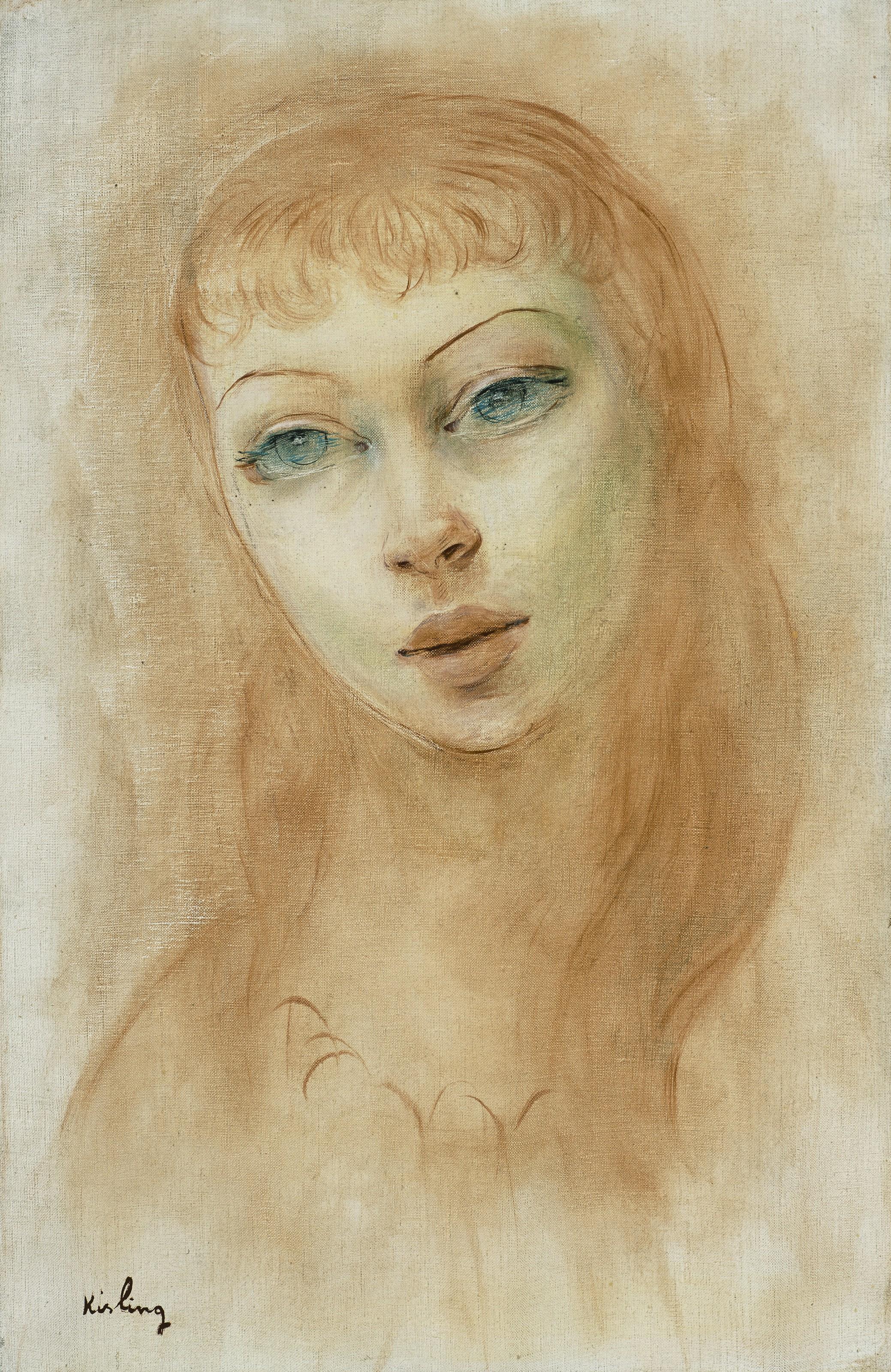 Moïse Kisling - Portrait de femme