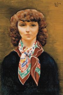 Moise Kisling - Portrait De Madeleine Lebeau