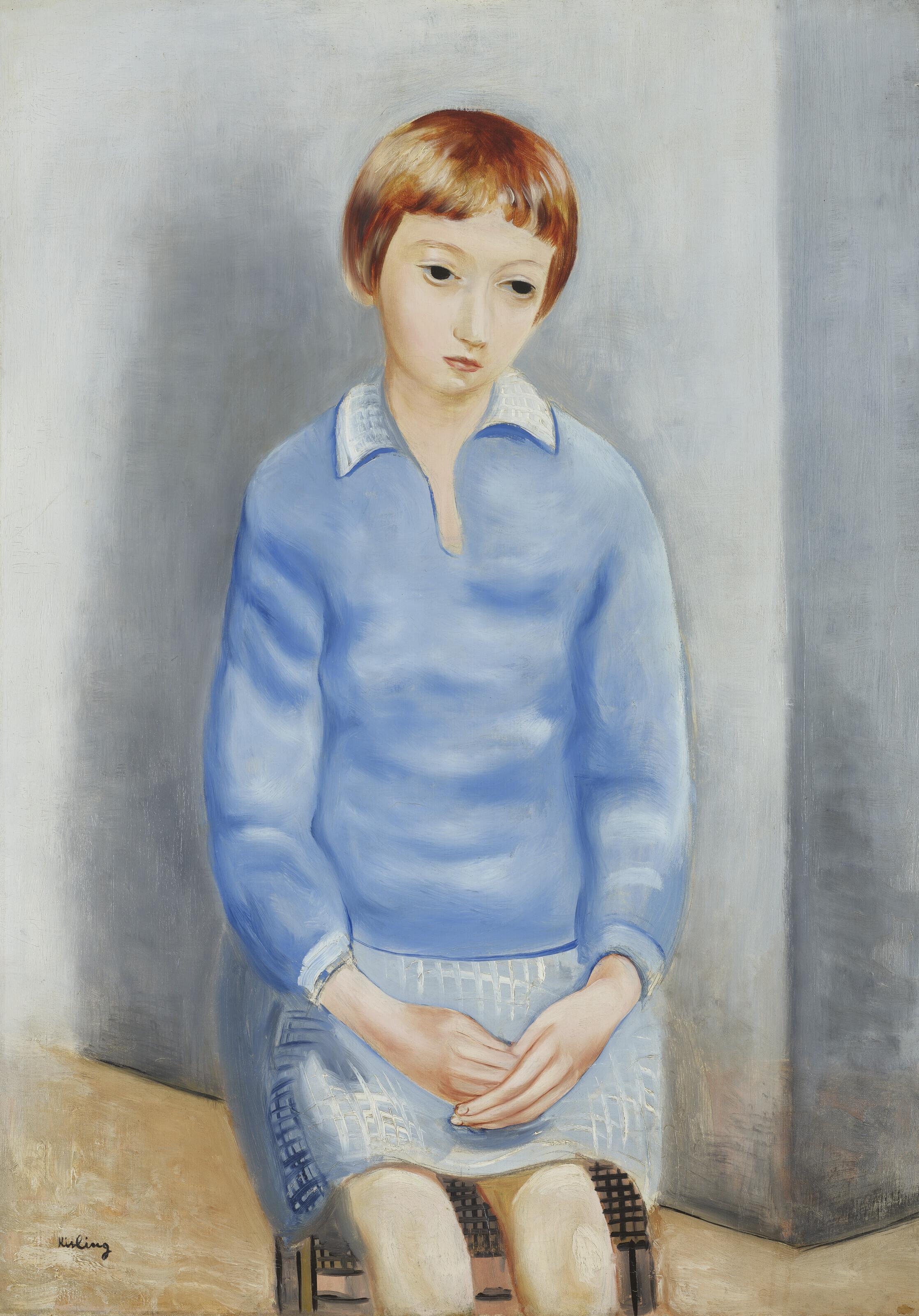 Moïse Kisling - Portrait de Mademoiselle L. Michaux