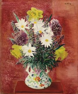 Moïse Kisling - Vase De Fleurs
