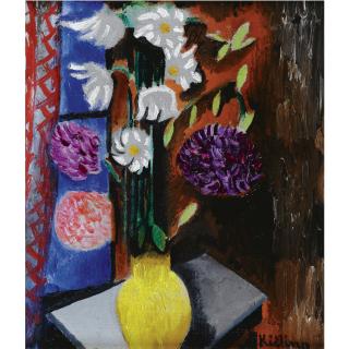 Moïse Kisling - Vase De Fleurs
