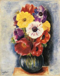 Moise Kisling - Vase de fleurs