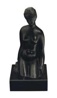 Moishe Kogan - Untitled (Kneeling nude)