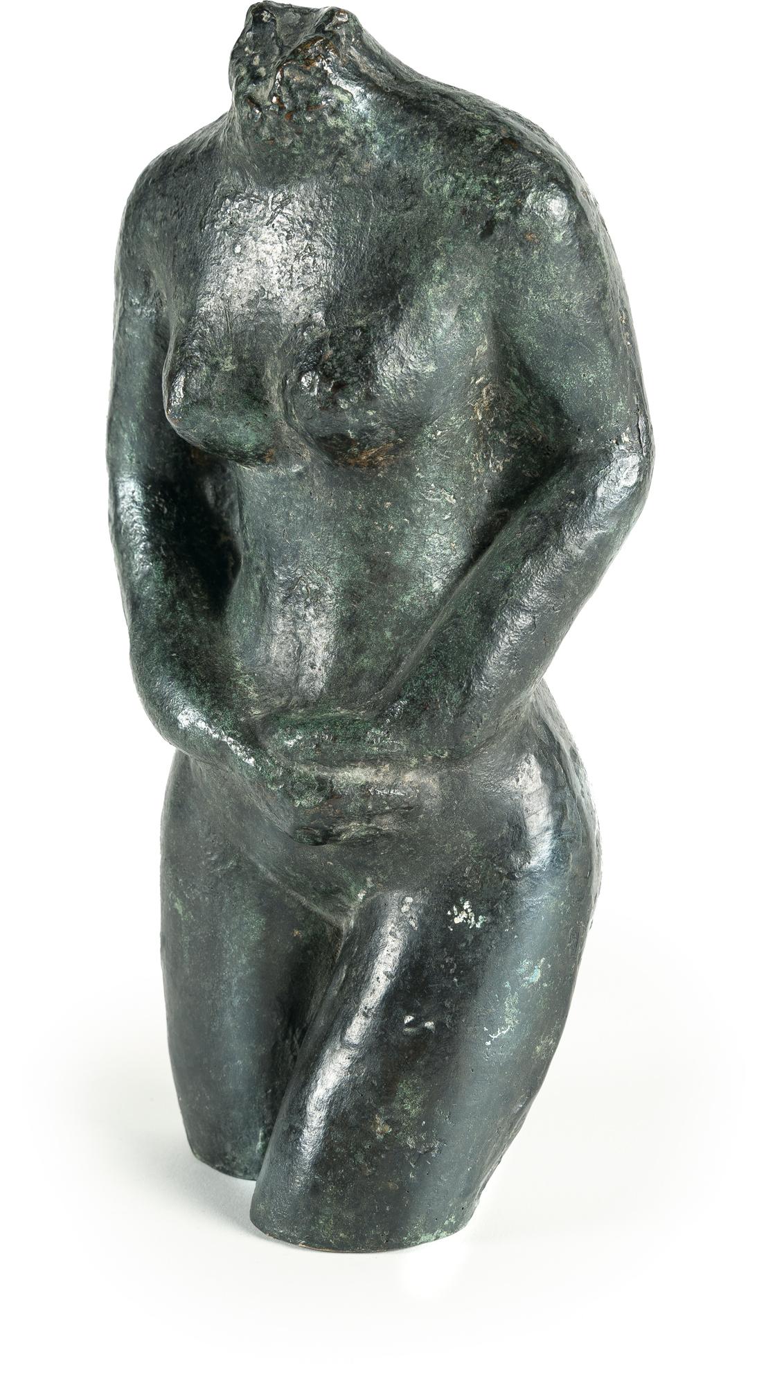 Moissej Kogan - Frauentorso mit verschränkten Händen vor dem Körper