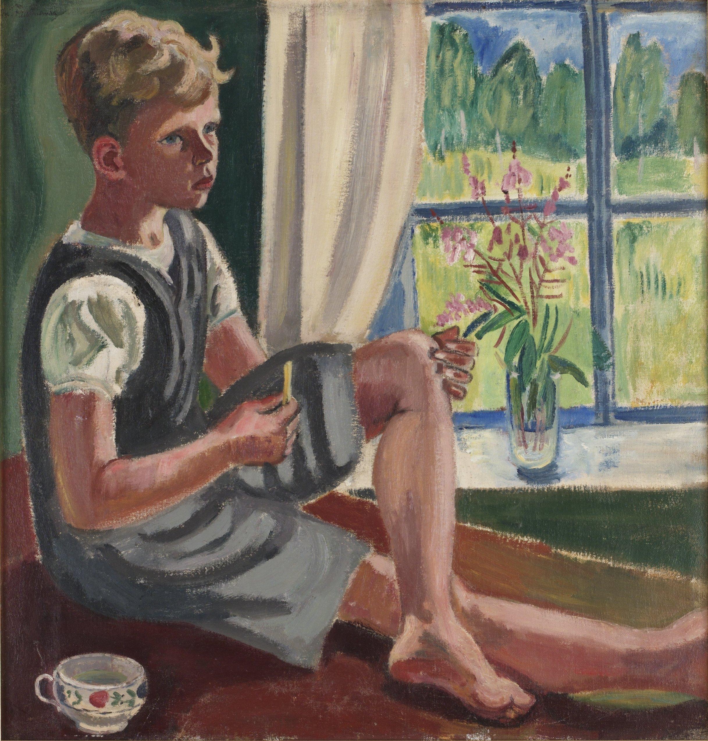 Mollie Faustman - Pojkporträtt