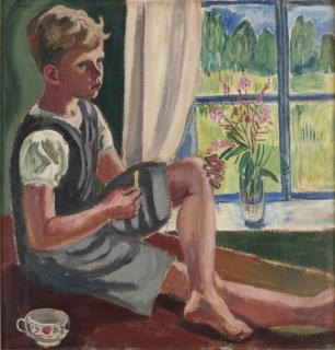 Mollie Faustman - Pojkporträtt