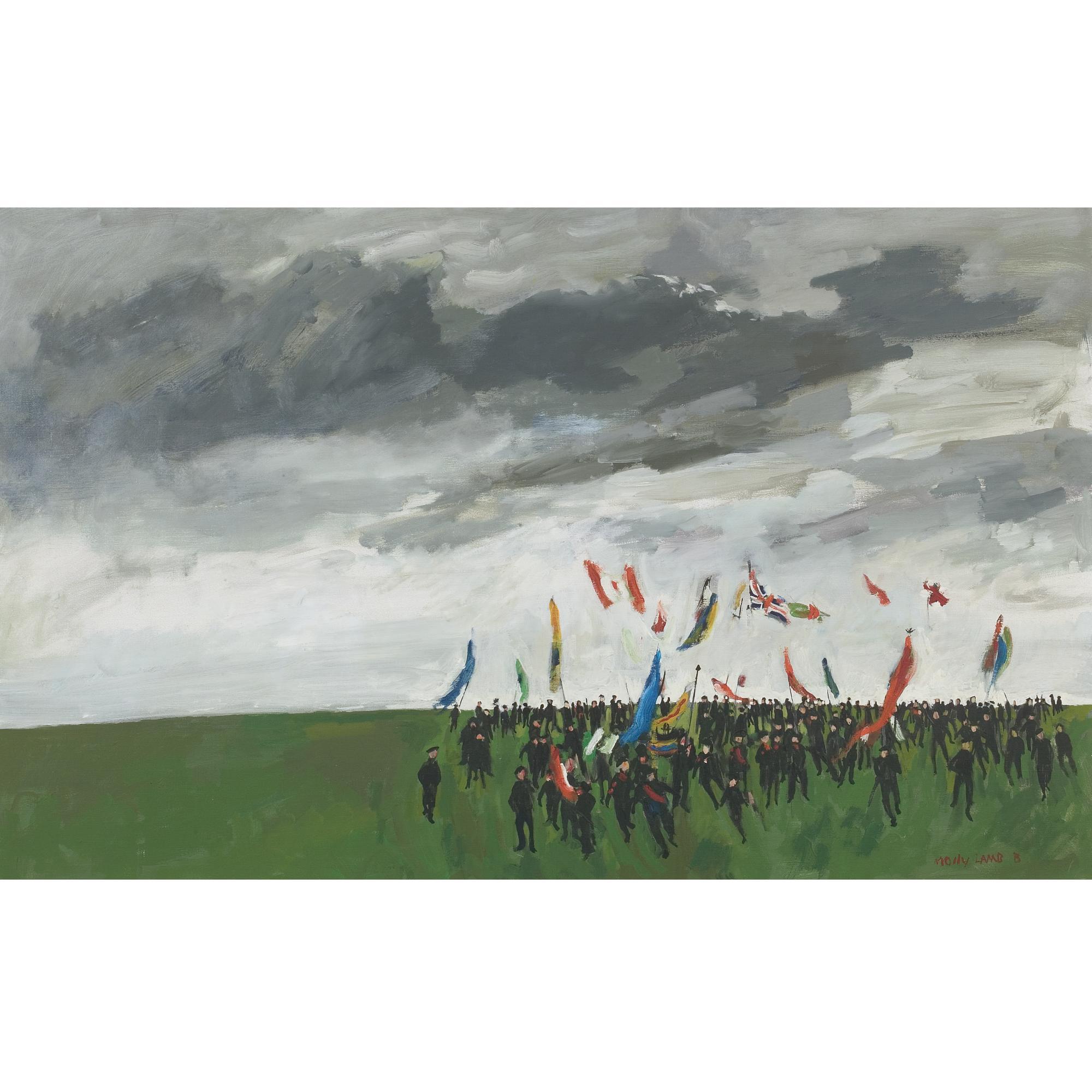 Molly Lamb Bobak - Scouts And Banners