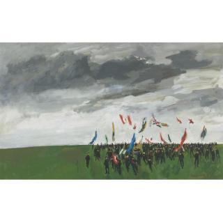 Molly Lamb Bobak - Scouts And Banners