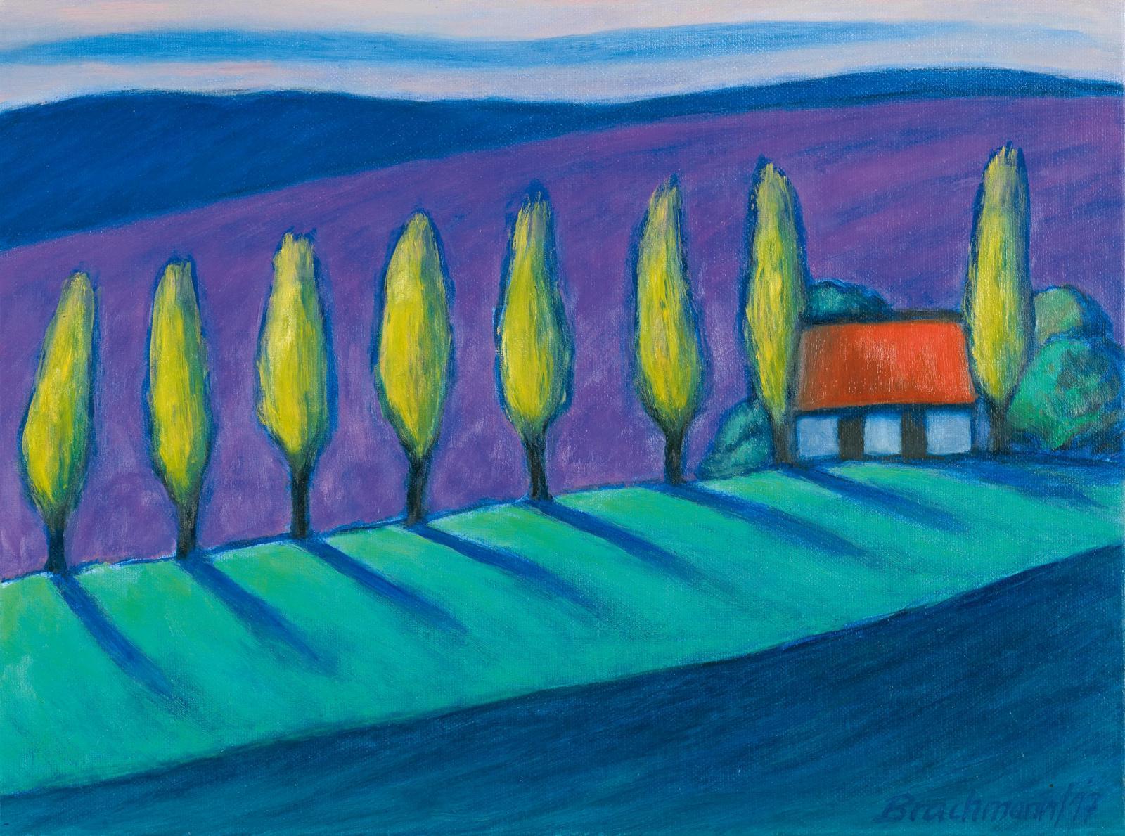 Monika Brachmann - Herbstpappeln.