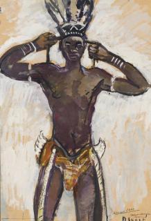 Monique Cras - Danseur, Danané, Côte D\'Ivoire