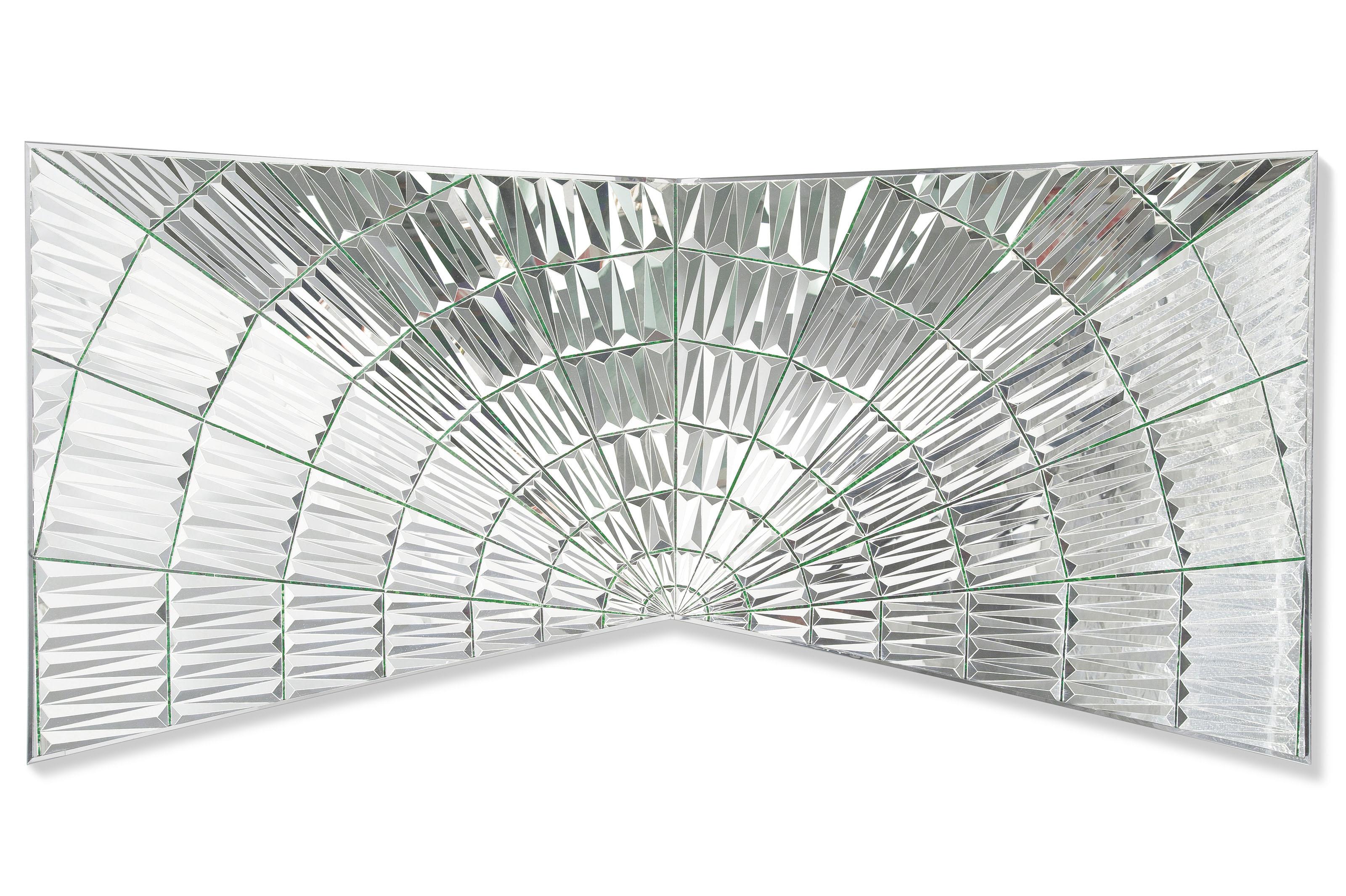 Monir Farmanfarmaian - UNTITLED (FARAVAHAR WINGS, ZARATHUSTRA)