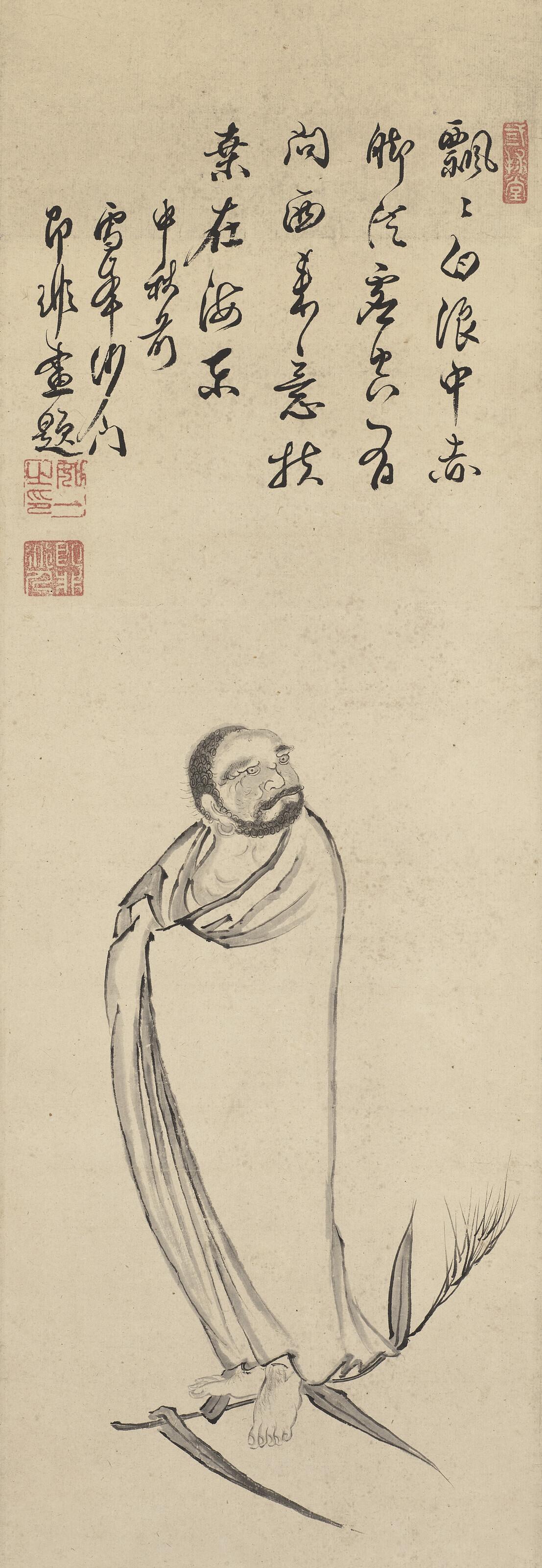 Monk Jifei Ruyi - Bodhidharma