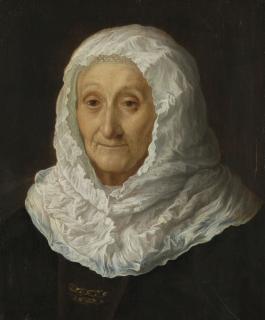 Monogrammist Is - Bust of an elderly woman