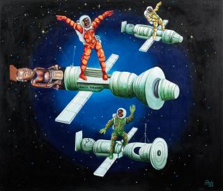 Monsengo Shula - The New Space Masters (framed)