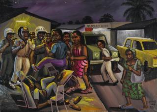 Monsengwo Kejwamfi - Congolese Arrestation Après Une Bagarre