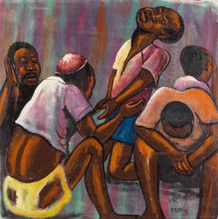 Monsengwo Kejwamfi - Prayer, 1979 (unframed)