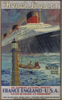Montague Birrell Black - French Line, CGT. France-England-U.S.A.
