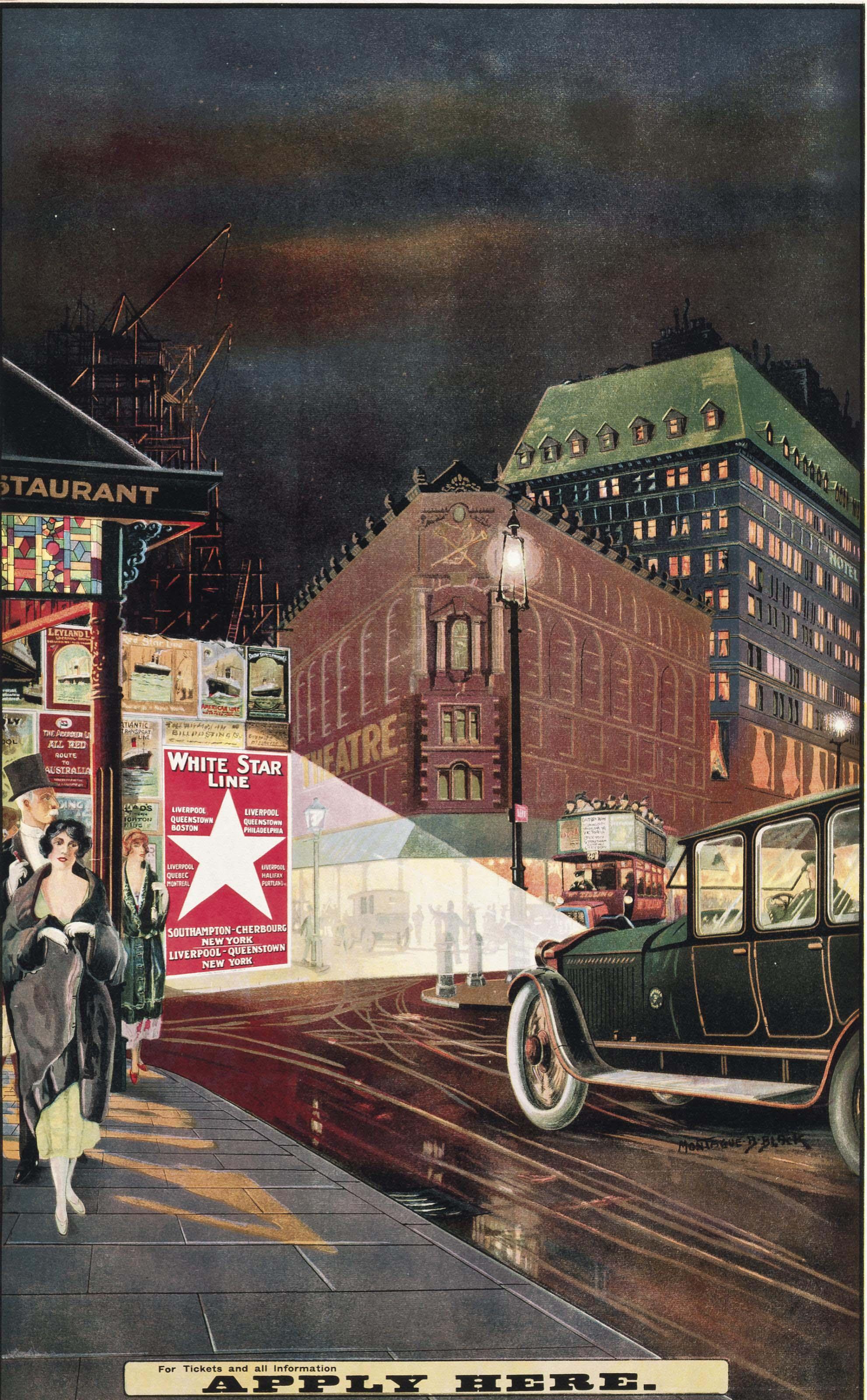 Montague Birrell Black - White Star Line