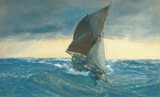 Montague Dawson, F.R.S.A., R.S.M.A. - A Shoreham Smack