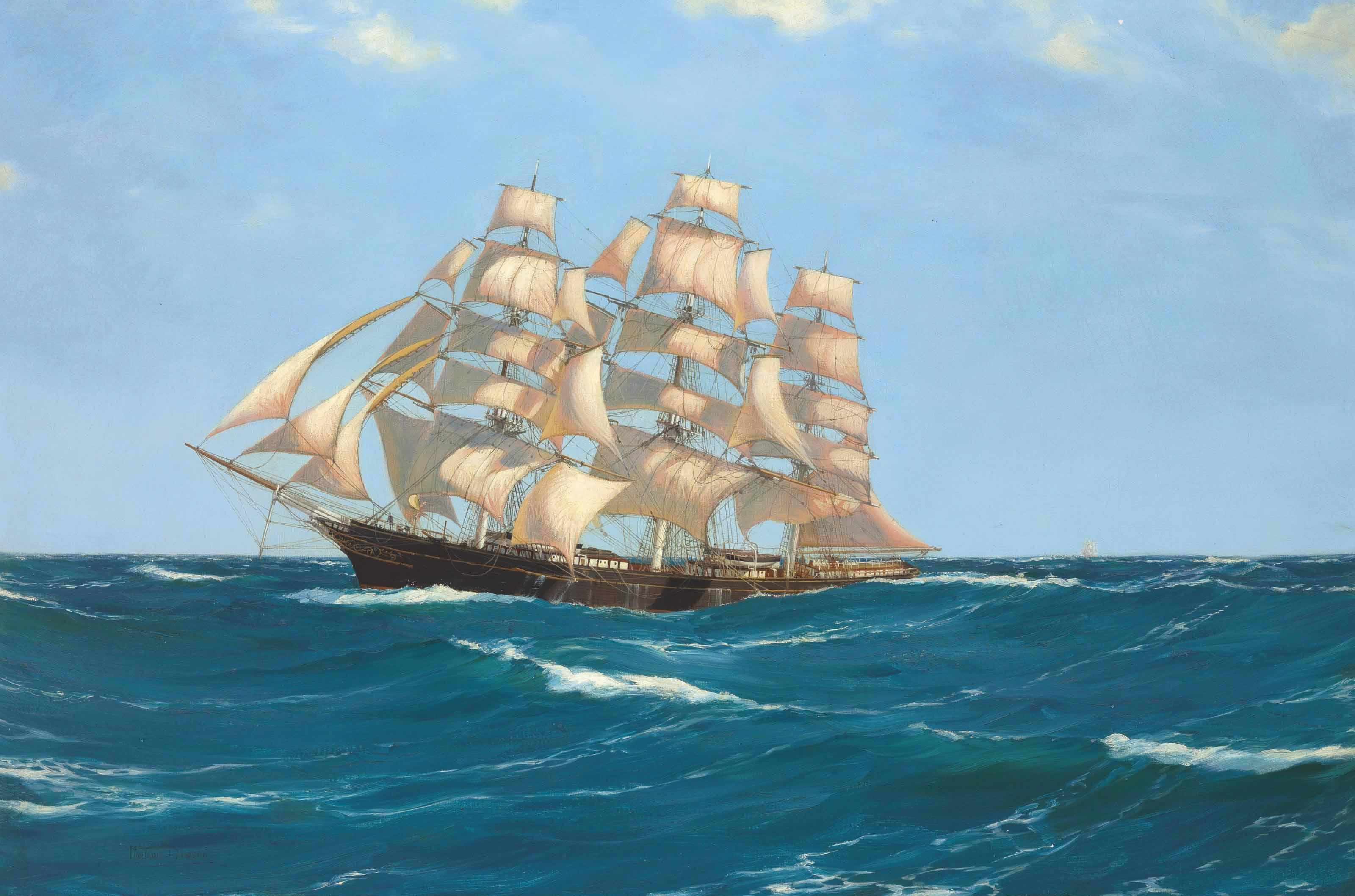 Montague Dawson, F.R.S.A., R.S.M.A. - \'Cutty Sark\'
