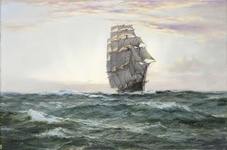 Montague Dawson, F.R.S.A., R.S.M.A. - Dawning - the \'Queen of the Clippers\'