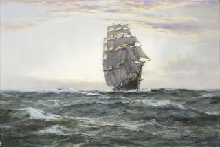 Montague Dawson, F.R.S.A., R.S.M.A. - Dawning - The \'Queen Of The Clippers\'