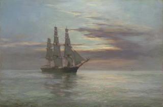 Montague Dawson, F.R.S.A.,R.S.M.A. - Dusk- The Queensberry