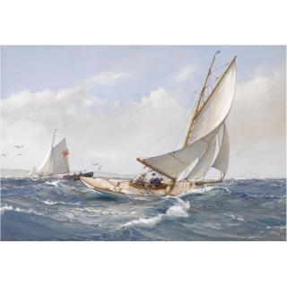 Montague Dawson R.S.M.A., F.R.S.A. - A Fair Wind