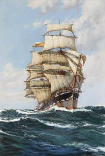 Montague Dawson R.S.M.A., F.R.S.A. - British the Lofty Clipper, Clan Macfarlane