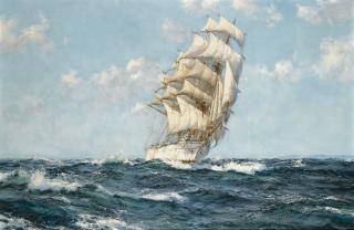 Montague Dawson R.S.M.A., F.R.S.A. - Fair Wind, Dumbarton Rock