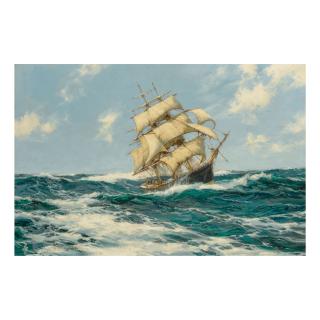 Montague Dawson R.S.M.A., F.R.S.A. - Pacific Combers—The \'Coonatto’ Of 633 Tons