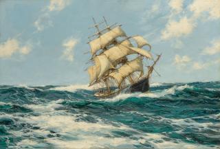 Montague Dawson R.S.M.A., F.R.S.A. - Pacific Combers—The Coonatto Of 633 Tons