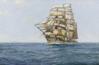 Montague Dawson, R.S.M.A., F.R.S.A. - The Cold White Barque