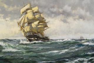 Montague Dawson R.S.M.A., F.R.S.A. - The Devonshire Bound For New York