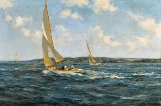 Montague Dawson R.S.M.A., F.R.S.A. - The Sunny Solent
