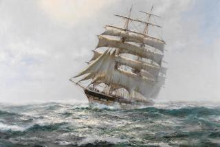 Montague Dawson - \'Clearing\' - The Middlesex