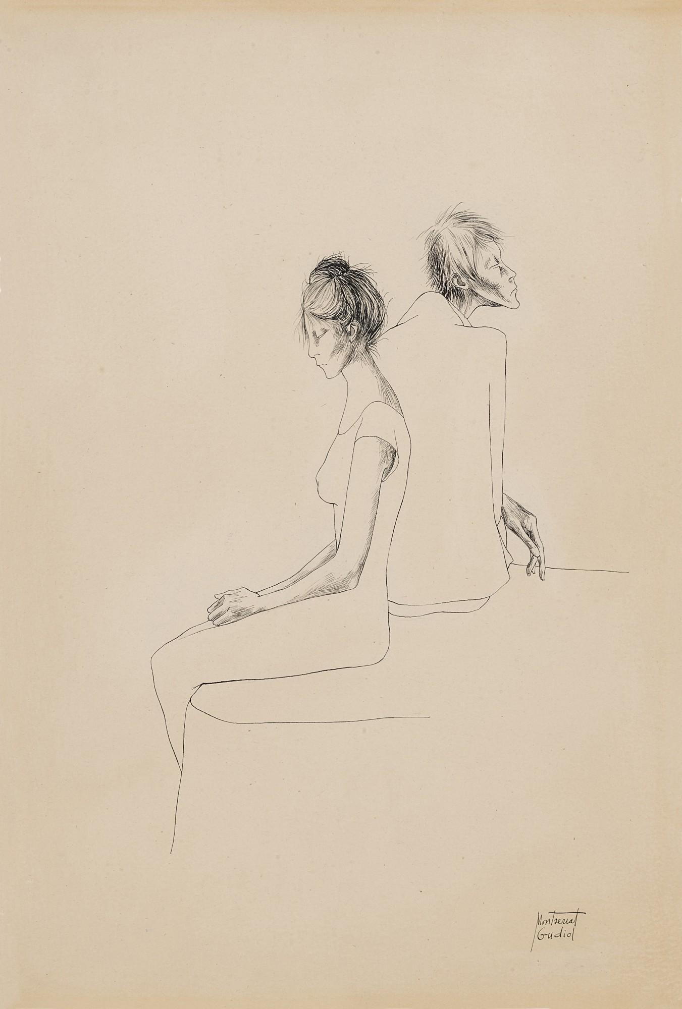 Montserrat Gudiol - Dues figures