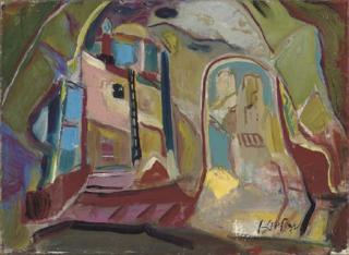 Mordechai Levanon - Synagogue in Safed