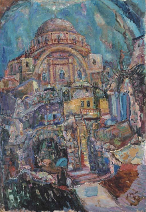 Mordechai Levanon - The Hurba Synagogue, Safed