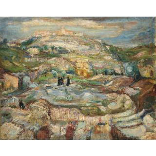 Mordechai Levanon - View Of Jerusalem