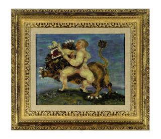 Morgan Russell - Gilgamesh and the Lion