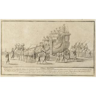 Morghen, Raffaello - Celebre Mascherata Fatta Nella Splendissima Città Di Napoli In Campagna Felice Nel Carnovale Dell\'Anno 1778 Rappresentante Nella Verità... Il Viaggio Del Gran Signore Alla Mecca. [Napoli: 1778]