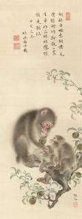 Mori Sosen - Monkeys and peaches