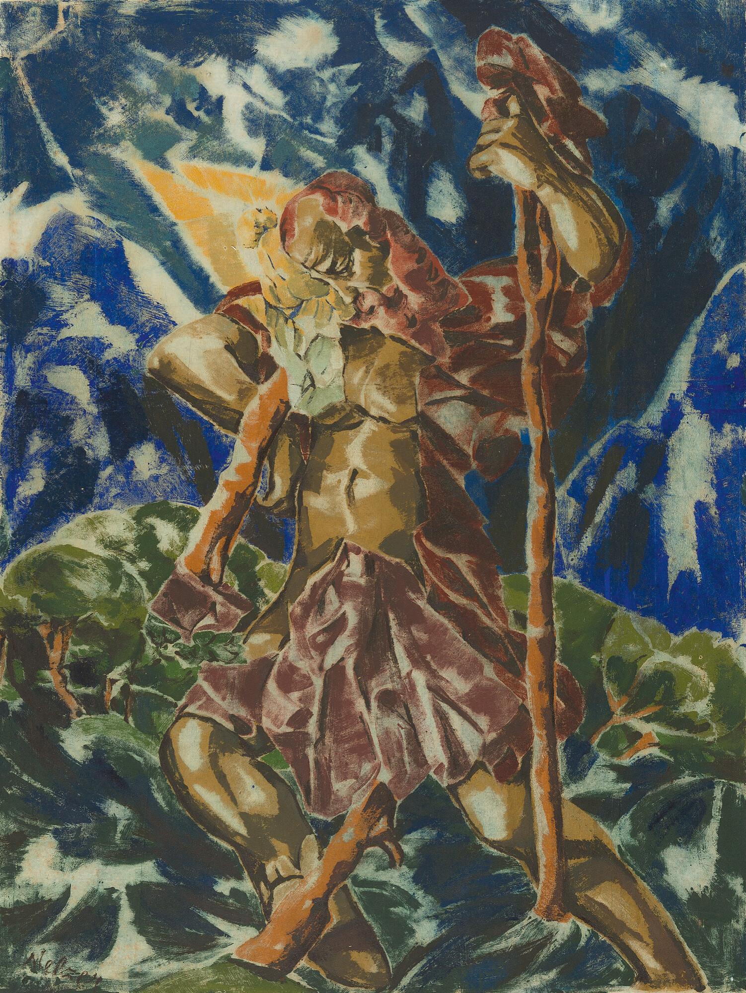 Moritz Melzer - Der Heilige Christopherus.