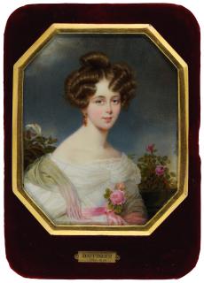 Moritz Michael Daffinger - Portrait Of A Lady, Circa 1825