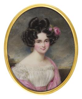 Moritz Michael Daffinger - Portrait Of A Lady, Circa 1830